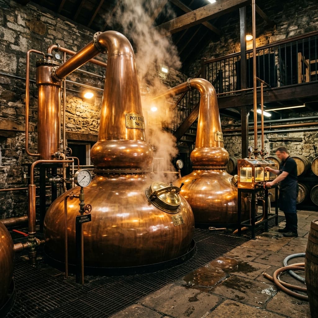 Distillery interior